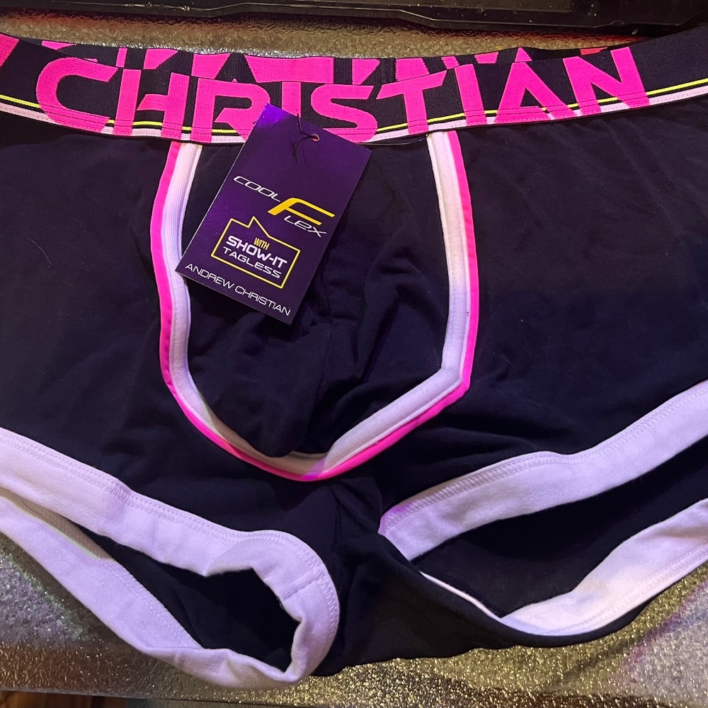 Andrew Christian CoolFlex boxer XL NWT